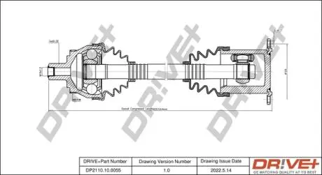 P├ô┼üO┼Ü NAP─śDOWA AUDI A4 00-08 PRAWA DR!VE+ DP2110100055
