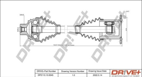 P├ô┼üO┼Ü NAP─śDOWA AUDI A4 08-15 PRAWA DR!VE+ DP2110100045