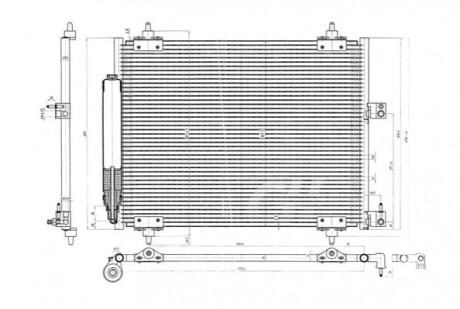 CHLODNICA DO KLIMAT.CITROEN C8 2.0 02- HART 607144