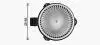 WENTYLATOR NAGRZ.HONDA ACCORD VIII 08- AVA COOLING HD8327 (фото 1)