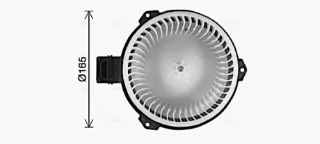 WENTYLATOR NAGRZ.HONDA ACCORD VIII 08- AVA COOLING HD8327