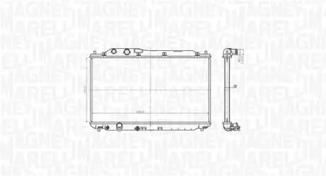 Chodnica HONDA CIVIC VIII 1.6/1.8 05- MAGNETI MARELLI 350213178700