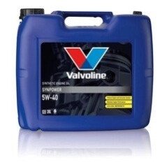 Мастило моторне Synpower 5w40 PL 20 L VALVOLINE 872384