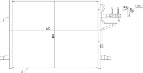 CHLODNICA DO KLIMAT.FORD KUGA 2.0 08- HART 619066