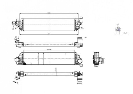 CHLODNICA POWIETRZA OPEL MOVANO B 10- HART 618138