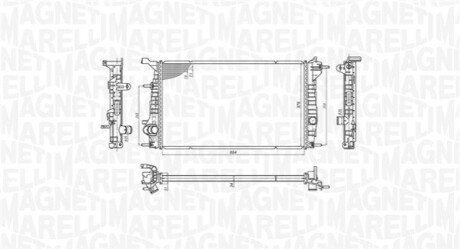 Chodnica RENAULT MEGANE III (BZ0/1_) MAGNETI MARELLI 350213200600