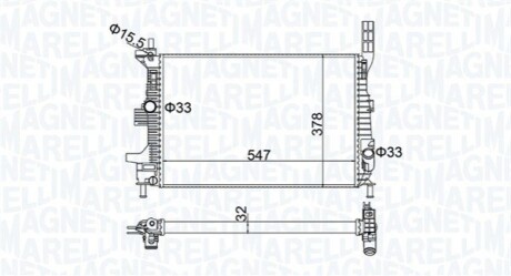 Chodnica FORD FOCUS III 1.0 EcoBoost MAGNETI MARELLI 350213173800