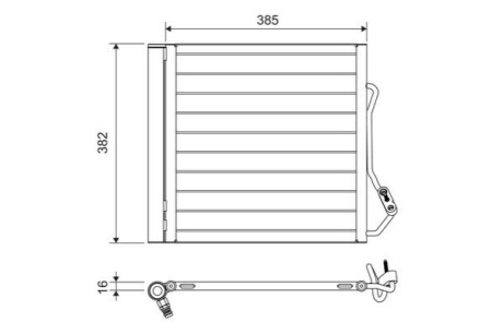 CHЈODNICA KLIMY JEEP RENEGADE 1.6 16- Valeo 822639