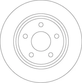 TARCZA HAM. FORD T. FOCUS 1,0-2,0 18- TRW DF6556