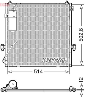 Skraplacz MITSUBISHI PAJERO SPORT II DENSO DCN45010