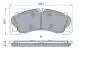 KLOCKI HAM./PRZ/ PORSCHE 911 3.0 19- BOSCH 0986494788 (фото 5)