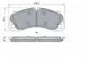 KLOCKI HAM./PRZ/ PORSCHE 911 3.0 19- BOSCH 0986494788 (фото 12)