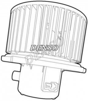 Вентилятор, конденсатор кондиционера DENSO DEA41007 (фото 1)