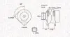 ALTERNATOR RENAULT MEGANE 1,9DCI 05- MAGNETI MARELLI MQA1827 (фото 1)