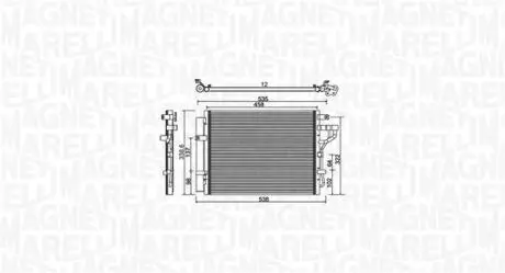 Skraplacz KIA PICANTO 1.0/1.2 11-17 MAGNETI MARELLI 350203981000