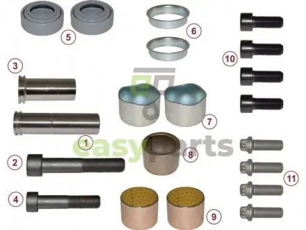 HAMULCE REPERATURKA ZACISKU HAMULCA STARLINE BTPRT16