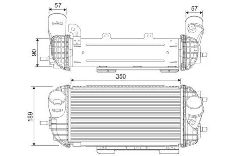 INTERCOOLER KIA SPORTAGE IV 2.0 15- Valeo 818538