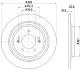 Tarcza ham. malow. tył HYUNDAI: KIA HELLA 8DD355134291 (фото 4)
