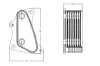 CHЭODNICA OLEJU OPEL ASTRA 1,4T 16- NRF 31823 (фото 5)