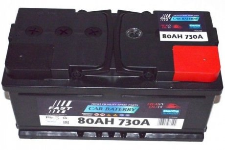 Акумулятор - 80AH 730A 315X175X175 FAST FT75209 (фото 1)