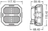 LEDriving® Cube PX Ultra-Wide Beam OSRAM LEDPWL101UW (фото 2)