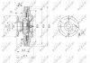 Вискомуфта вентилятора охлаждения NRF 49639 (фото 7)