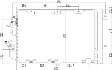 CHLODNICA DO KLIMAT.ASTRA 2.0T 04- HART 621669