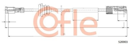 LINKA - TACHOMETR COF S20003 COFLE 92S20003 (фото 1)