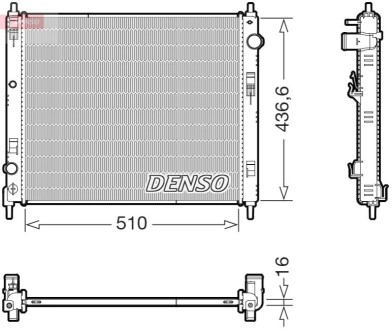 Chodnica NISSAN JUKE / PULSAR 10- DENSO DRM46078 (фото 1)