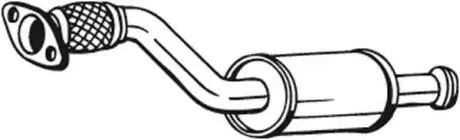 Фото глушник системи випуску (середній) BOSAL 200827 Глушник системи випуску (середній) BOSAL 200827