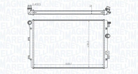 Chіodnica TIGUAN 1.4/2.0TSI 2.0TDI MAGNETI MARELLI 350213196800