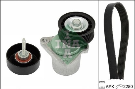 ZESTAW PASKA PK FORD TRANSIT 06-14 INA 529039810