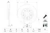 TARCZA HAM./TYЈ/ JEEP CHEROKEE 18- BOSCH 0986479H24 (фото 1)