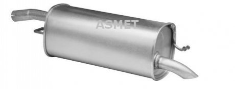 Глушник вихлопних газів (кінцевий) ASMET 07180 (фото 1)