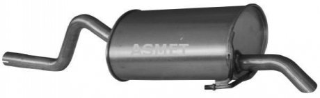 Глушитель выхлопных газов (конечный) ASMET 10059 (фото 1)