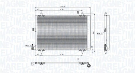 SKRAPLACZ KLIM. C/P BER 02- 2.0HDI MAGNETI MARELLI 350203908000