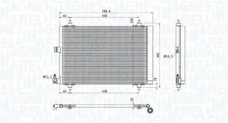 SKRAPLACZ KLIM. C/P BER 02- 2.0HDI MAGNETI MARELLI 350203908000