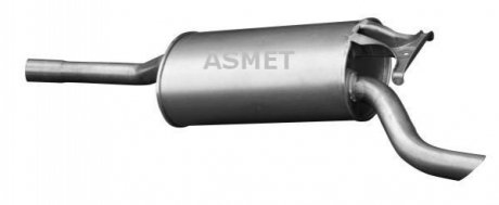 Глушник вихлопних газів (кінцевий) ASMET 01009 (фото 1)