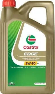 Фото edge titanium c3 5w/30 5l CASTROL 15F7EC EDGE TITANIUM C3 5W/30 5L CASTROL 15F7EC