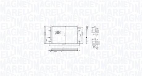 Skraplacz AUDI A4 B6 (8E5) 1.9TDI MAGNETI MARELLI 350203103400
