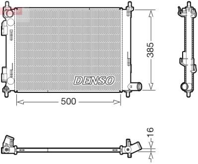 Chodnica KIA RIO IV / STONIC 17- DENSO DRM43013