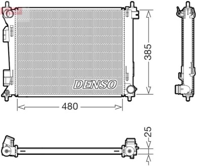 Chodnica KIA RIO IV / STONIC 17- DENSO DRM43010 (фото 1)