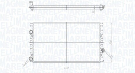 Chodnica VW GOLF III (1H1) 1.9TD MAGNETI MARELLI 350213190700 (фото 1)