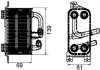 CHLODNICA OLEJU BEHR PREMIUM LINE MAHLE / KNECHT CLC66000P (фото 2)