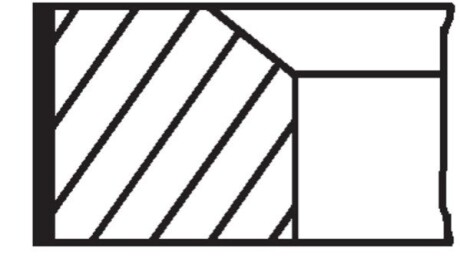 Комплект поршневых колец (83мм).) MAHLE / KNECHT 001RS001750V0 (фото 1)