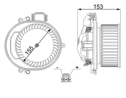 SILNIK DMUCHAWY BMW 3 (F30) 320LI MAHLE / KNECHT AB257000S