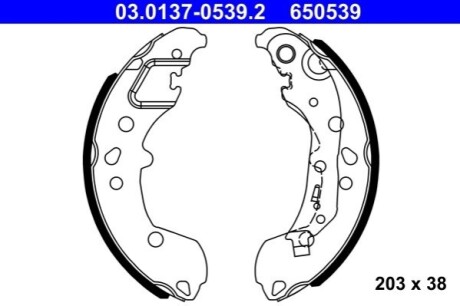 SZCZКKI HAM. SEAT IBIZA V 1.0 18- ATE 03013705392 (фото 1)