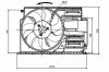 Вентилятор радіатора (з корпусом) NRF 47922 (фото 5)