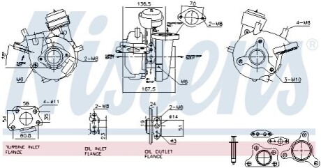 TURBOSPREZARKA NAVARA 2.5DCI 05- NISSENS 93731 (фото 1)