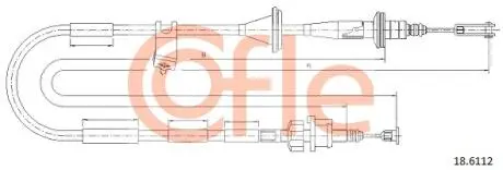 LINKA SPRZEGLA COF 18.6112 COFLE 92186112 (фото 1)